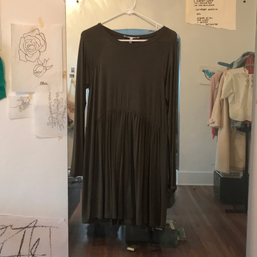 Army green dress